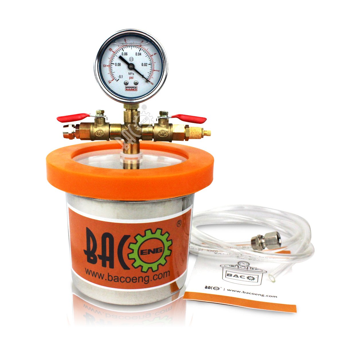 Mini Stainless Steel Vacuum Chamber Silicone Degassing Extraction Resins Kit eBay