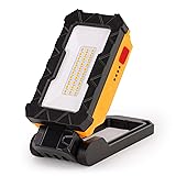LUTEC Rechargeable Work Light, 1000 Lumens LED