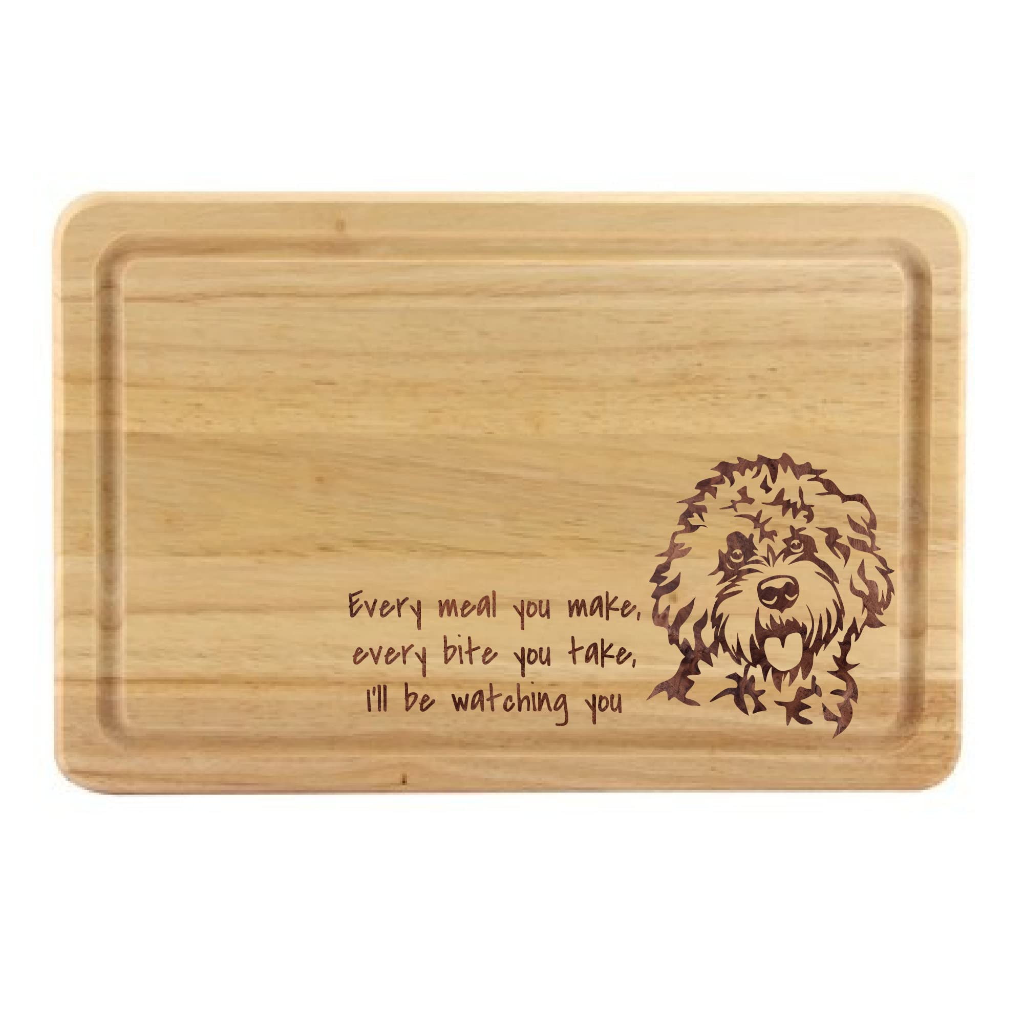 Cockapoo Chopping Board, Dog Lover Kitchen Gift, Funny Cutting Board, Fun Present For Cocker Poodle Fan