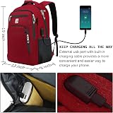 KASIBON USB Charging Anti-Theft Laptop Backpack 15.6 Inch Water Resistant view 2