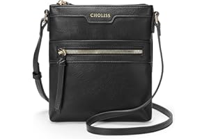 CHOLISS Crossbody Bags for Women, Leather Purses for Women, Travel Cross Body Bag