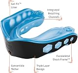 Shock Doctor Gel Max Mouthguard Blue/Black Universal Adult view 2