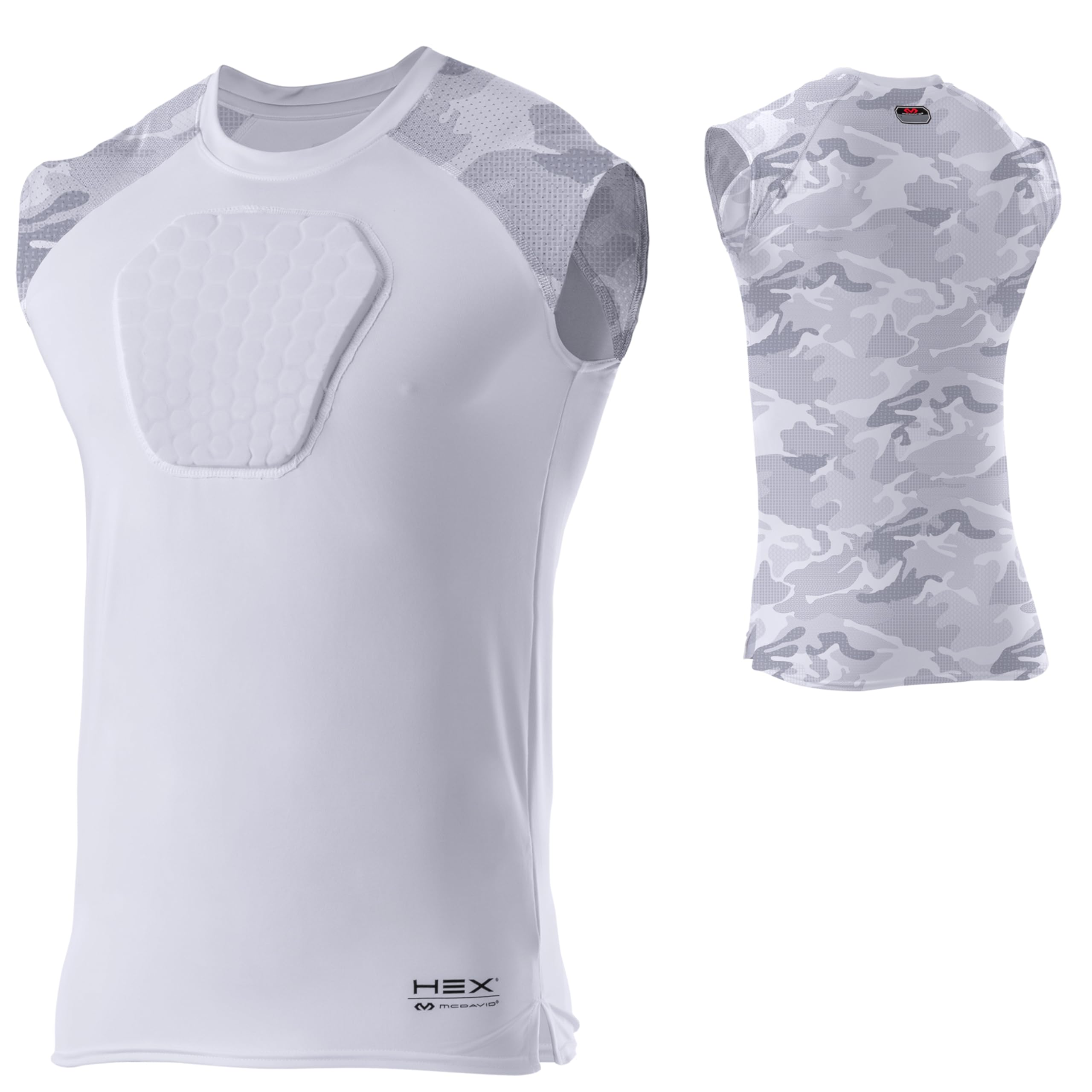 Mcdavid Unisex's Md7610 Hex Sternum Shirt, Camo, X-Small