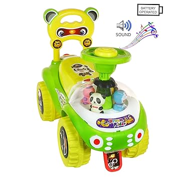 Deal Bindaas Kids Plastic Dream Rider, 2-5 Years (Green)