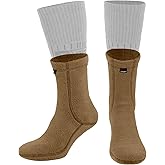 281Z Hiking Warm 6 inch Boot Liner Socks - Military Tactical Outdoor Sport - Polartec Fleece Winter Socks