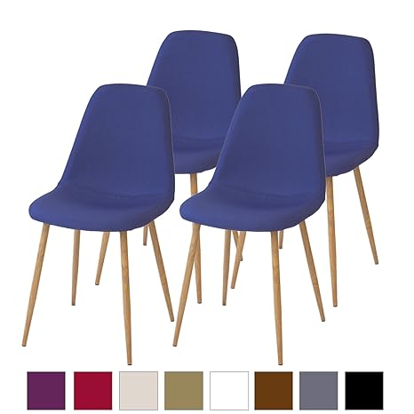 4 Er Set Weiss Sgs Getestet Albatros Retro Esszimmerstuhle Fano Sidra Hospital