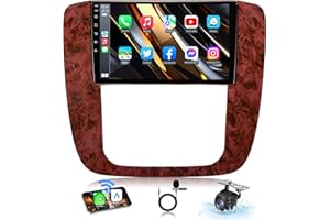 FORTDOWS Car Radio for Chevy Silverado Tahoe Suburban GMC Yukon Sierra 2007-2013: 9" IPS Touch Screen Stereo Build-in GPS Wireless CarPlay/Wired Android Auto Backup Camera/DSP/SWC 5G WiFi FM
