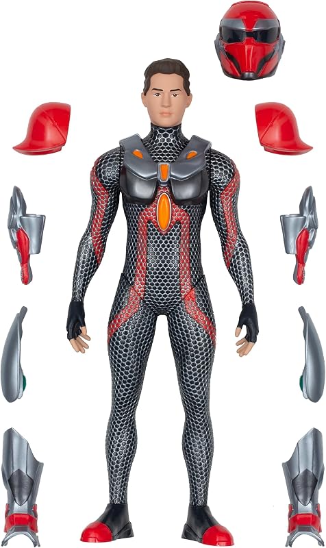 - Scion Del Clan Del Fuoco Zane, Action Figure 27 Cm Articolato, Personaggio Gormiti Con Casco Ed Armatura Effetto Silver Removibili, Per Bambini A Partire Dai 3 Anni