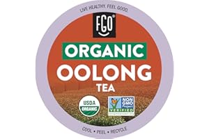 FGO Organic Oolong Tea K-Cup Pods for Keurig, 24 Count (Pack of 1), Premium Black Tea is USDA Organic, Non-GMO, & Recyclable with Naturally Occurring Caffeine