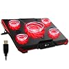 KLIM-Cyclone-Base-Refrigeradora-Portatil-Potente-Refrigerador-Portatil-con-5-Ventiladores-para-Ordenador-Gaming-PS4