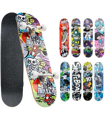 Skate Completo Shape 8.0 Mentex Night Skull | Amazon.com.br