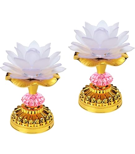 FOYTOKI Lotus Lamp DIY Kit - Papieren Lantaarn | Feestdecoratie | Rood | 23x18x18cm