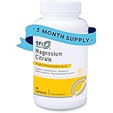 Klaire Labs SFI Health Magnesium Citrate Supplement - Highly Bioavailable Magnesium Mineral Supplements for Healthy Energy, M