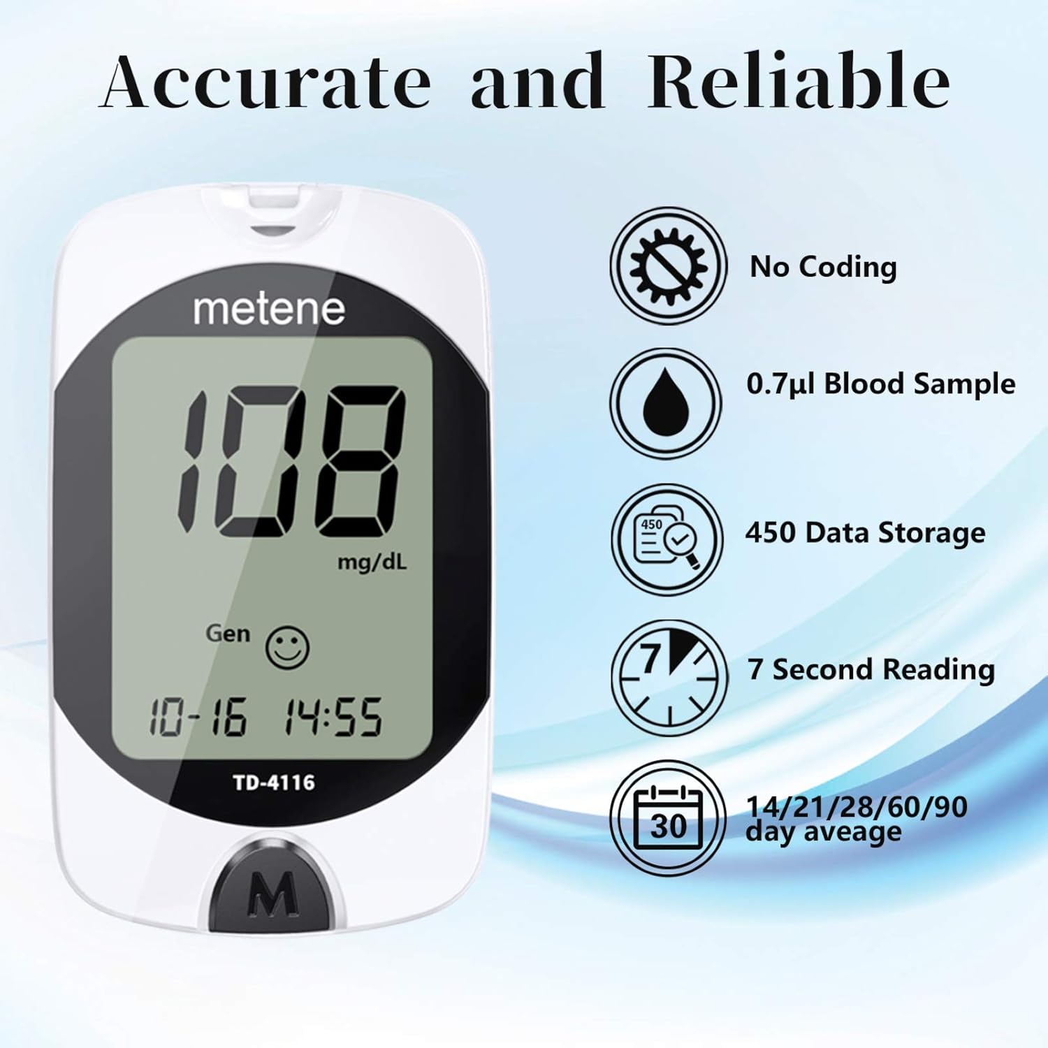 Diabetes Testing Kit, 50 Lancets, 50 Glucometer Strips, 1 Blood Glucose Meter, 1 Lancing Device, Blood Sugar Monitor Kit with Test Strips and Lancets, Sugar Machine for Diabetes, No Coding: Health & Personal Care
