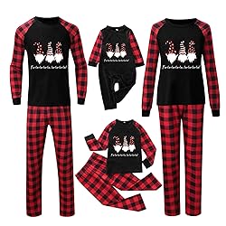 KASAAS Christmas Pajamas for Family Pjs Matching