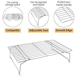 P&P CHEF Cooling Rack Set of 2, 2-Tier Stackable