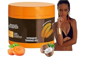 Saugella Luxury Intensive Tanning Gel,Tanning Gel,Intensive Tanning Gel,Tanning Cream For Sunbeds & Outdoor Sun,Natural Tanning Accelerator Cream Gel For Natural Tan Skin.