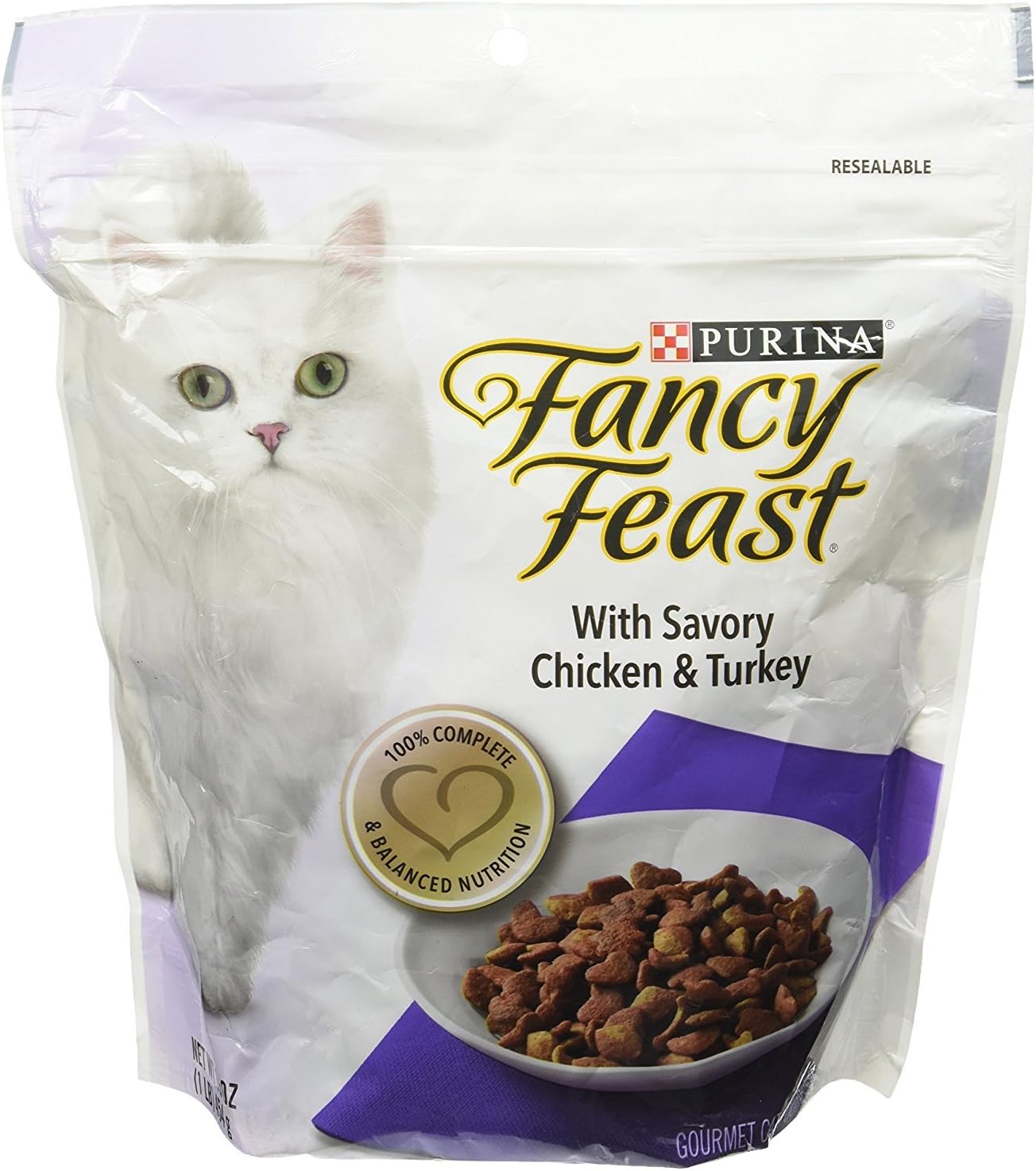 Fancy Feast Gourmet Savory Chicken & Turkey Dry Cat Food