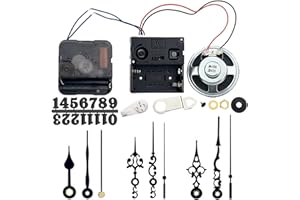 PANGBOER Wall Clock Mechanism Set Metal Movement Battery Powered 12888 Movement Repair Part Precise Motor Clock Repair Set