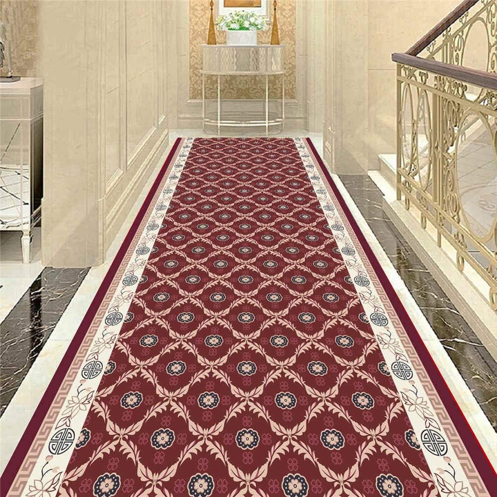 KFEKDT Modern Outdoor Geometric Rug Home Decorative Living Room Carpet Flannel Indoor Entrance Floor Mat Long Kitchen Corridor Area Rug A2 80x180cm