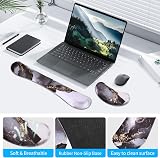 ZIBLY Wrist Rest Keyboard and Mouse Set Non-Slip Ergonomic Memory Foam view 6