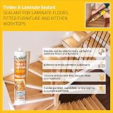 Sika Everbuild Timber and Laminate Sealant Oak 290ml Permanently Flexible view 4