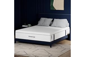 Dreemzee Full Size Hybrid Mattress 10 Inch, Cooling Gel Memory Foam Matelas in a Box, Pocket Spring for Motion Isolation, Fib