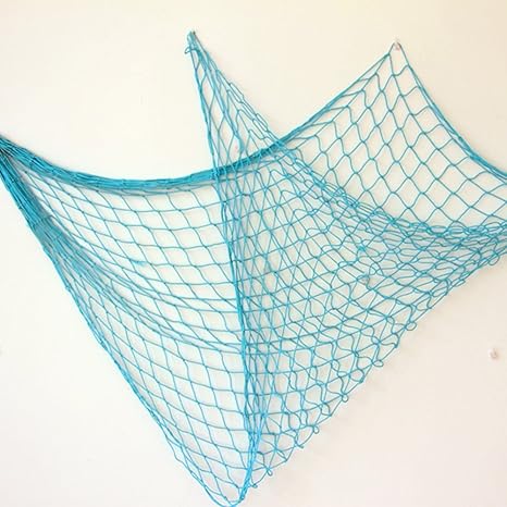 Bilipala Rustic Decorative Fishing Net Wall Decor Nautical Style