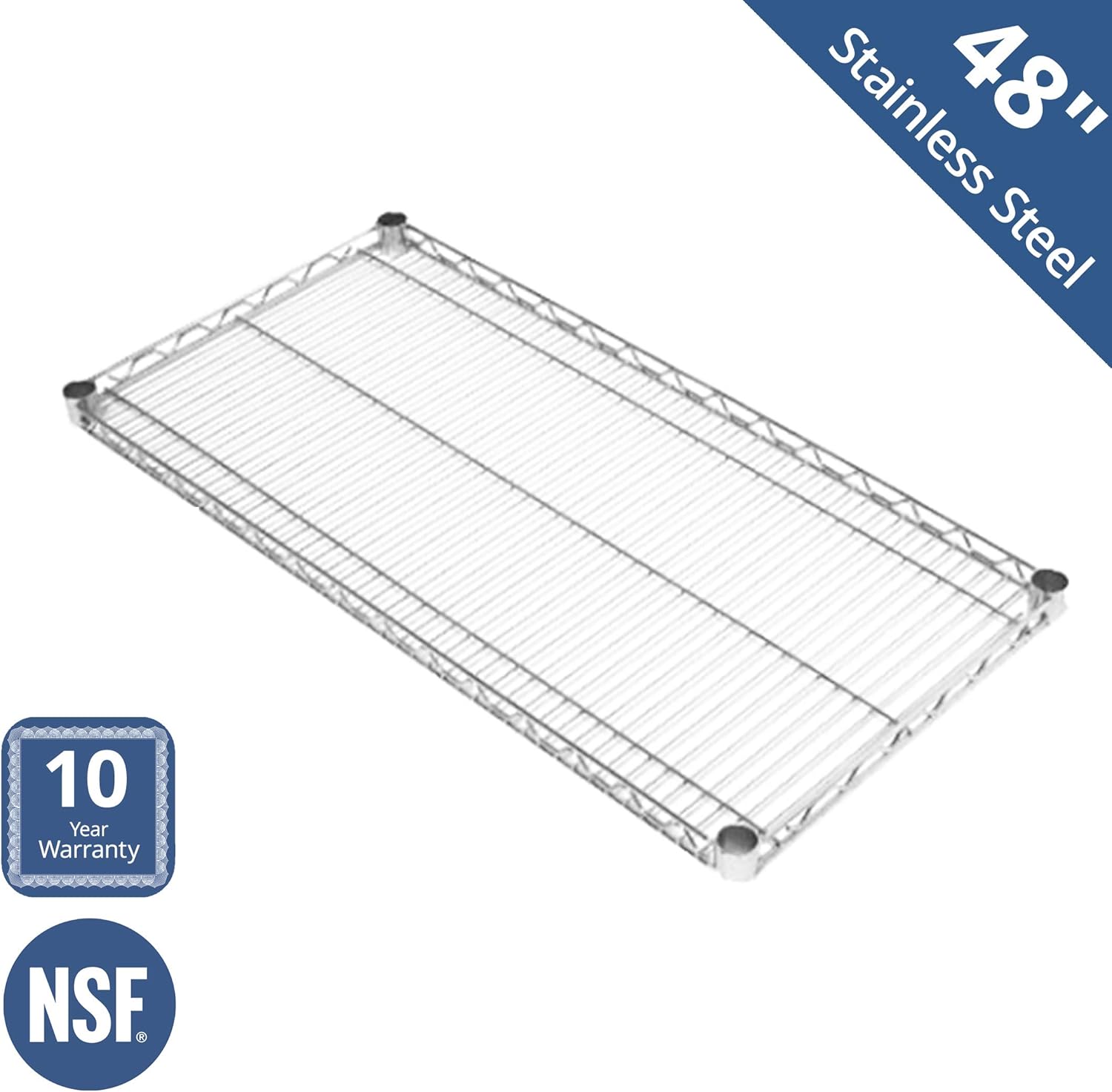 Best Seville Classics Stainless Steel Professional Kitchen Cart