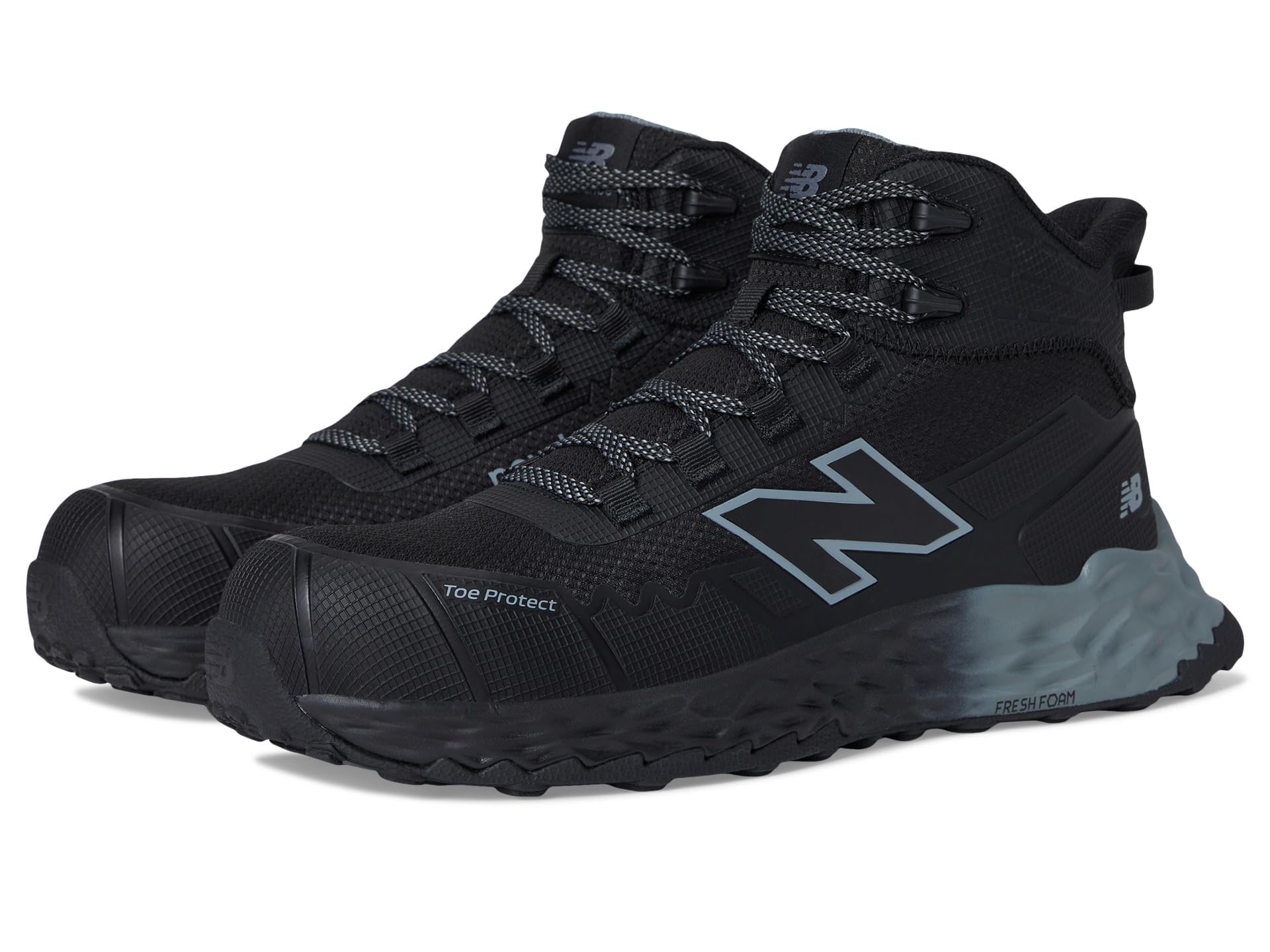 New Balance New Balance Men's Composite Toe Cremorne Fresh Foam Industrial Shoe, Black|Grey, 8