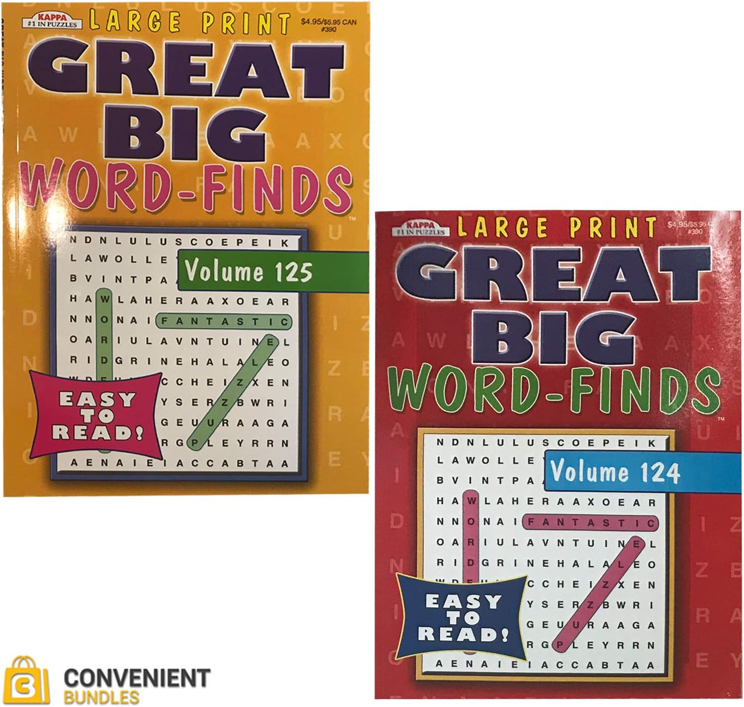 Puzzles for Adults | Adult Puzzles Word Search Large Print | Puzzle Books Bundle Set of 2