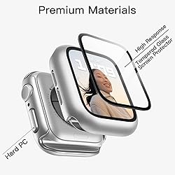 JETech Case with Screen Protector for Apple Watch