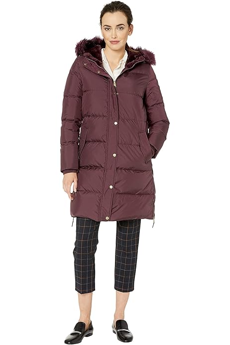 lauren heavy quilted down coat