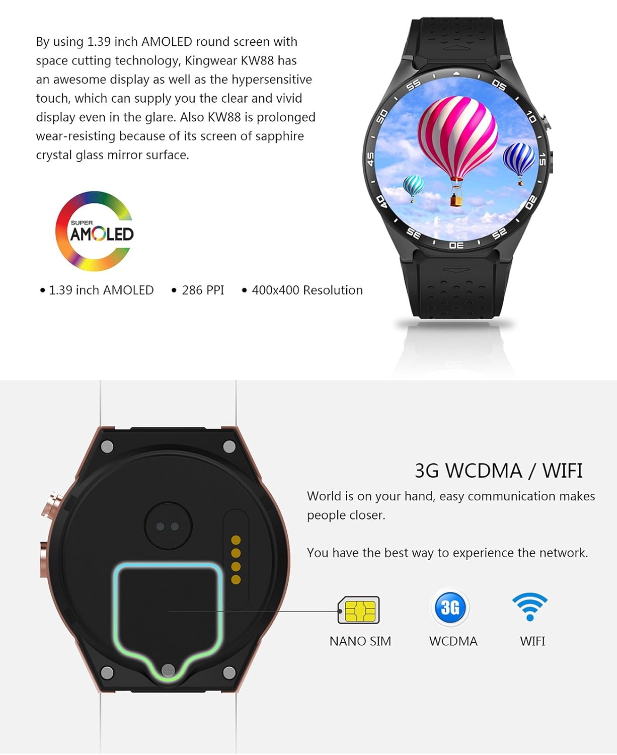 vapor kw88 smartwatch