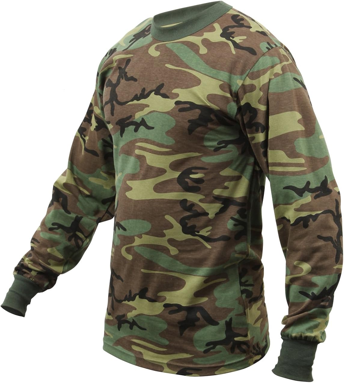 Rothco Long Sleeve Camo T-Shirt: Clothing