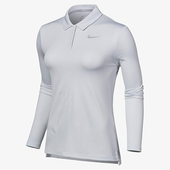 Amazon ナイキ Nike 18 19 ドライ コア ロングスリーブ ポロtシャツ レディース 長袖 ポロシャツ おしゃれ ゴルフウェア スポーツ ホワイト 日本 サイズ M 胸囲85 90cm 並行輸入品 ポロシャツ 通販