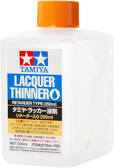 Tamiya Lacquer Thinner Retarder Type for Airbrushing - 250ml