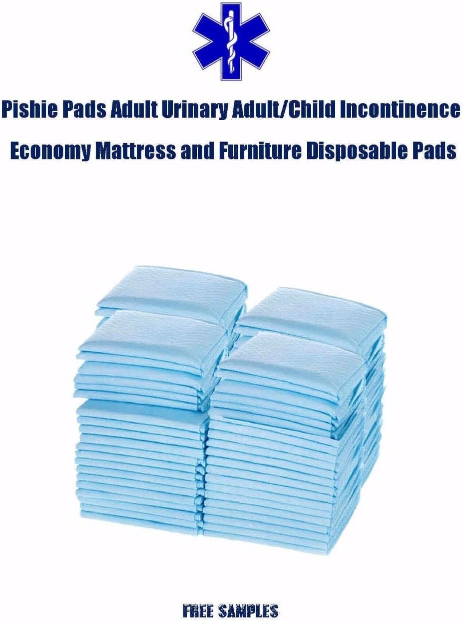 300 17x24 Pishie Economy Adult/Child Disposable Urinary Incontinence Pee Pads