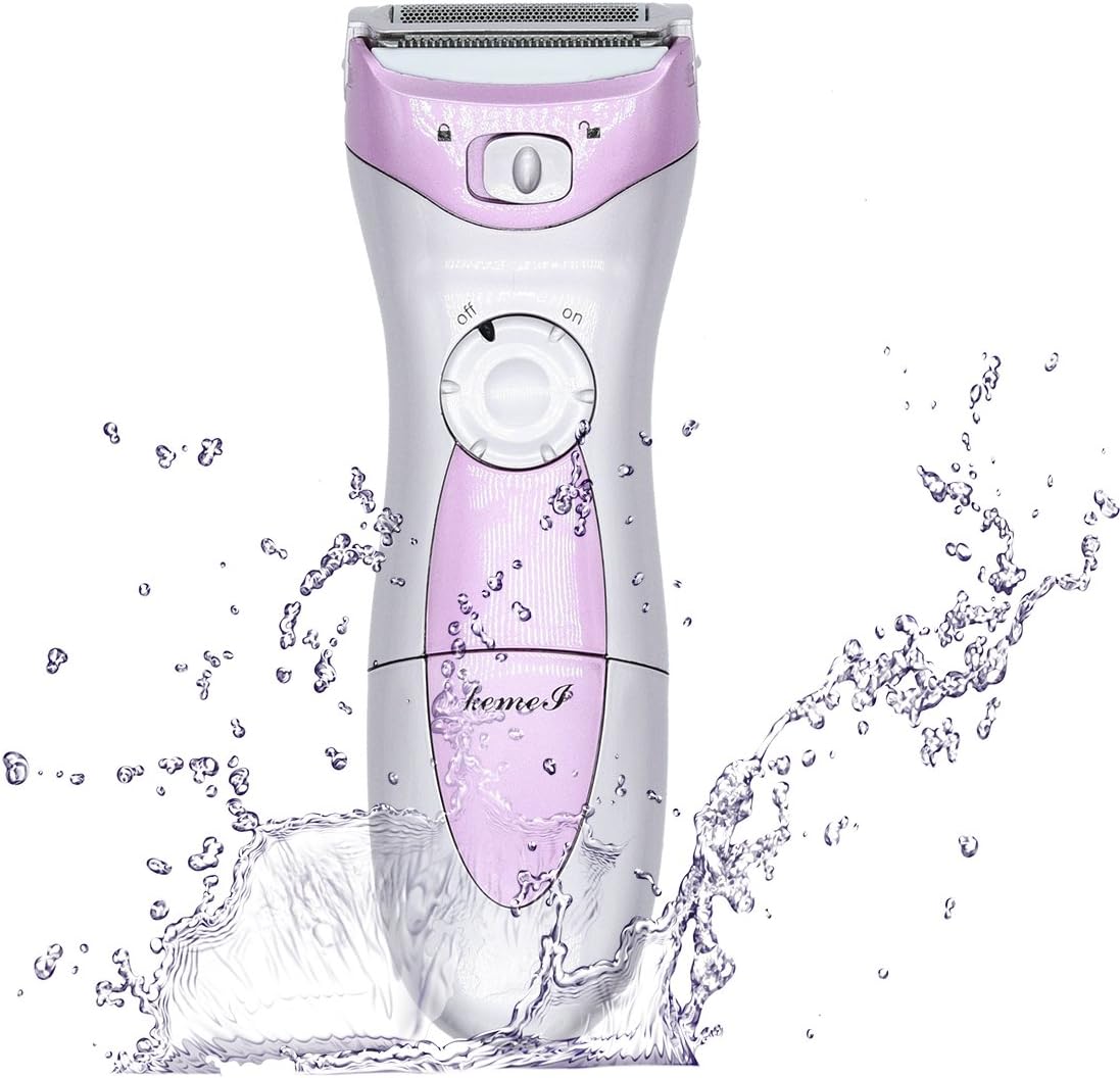 Woman Shaver, Ladies Electric Shaver, Wet/Dry Rechargeable Cordless Women's Razor Trimmer Remover Epilator Hair Removal Shaver for Face Leg Armpit Arm Bikini Line Body Waterproof