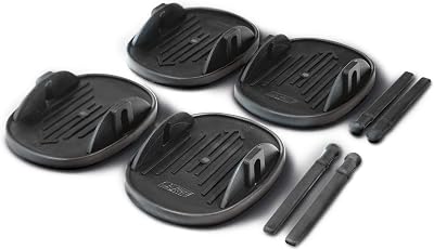 Maypole Caravan Jack Pad Pack of 4 Black Universal Fit