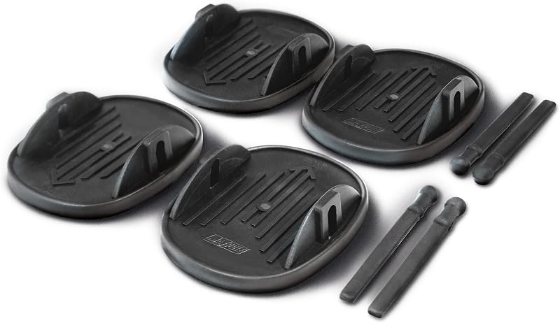 Maypole Caravan Jack Pad Pack of 4 Black Universal Fit