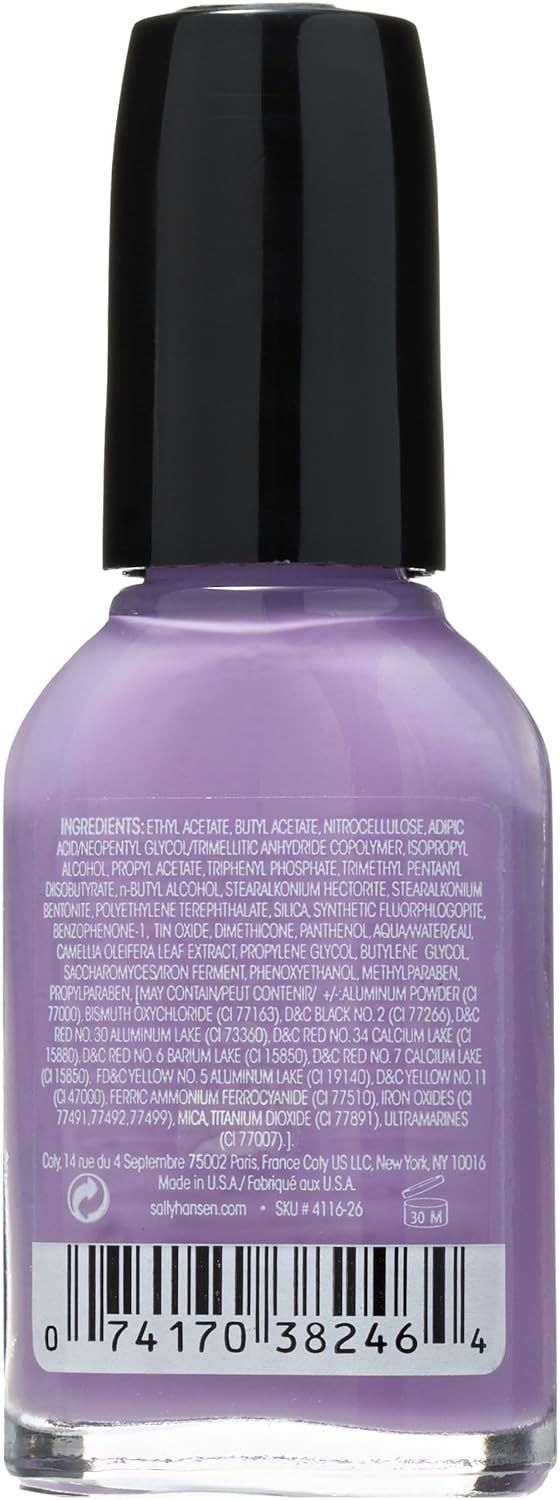 Sally Hansen Hard as Nails Color, Black Heart, 0.45 Fluid Ounce : Nail Polish : Beauty