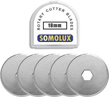 Amazon Co Jp ロータリーカッター替刃直径18mmの円形刃 5枚入り オルファ172b 173b Olfa クロバー などマルカッターに適用 日本製スチール Sks 7 シャープ 切れ味と耐久性に優れています Somolux日本直営店販売のみ Diy 工具 ガーデン