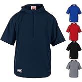 Rawlings | Colorsync Short Sleeve Hooded Cage Jacket | Adult XX-Large | Navy