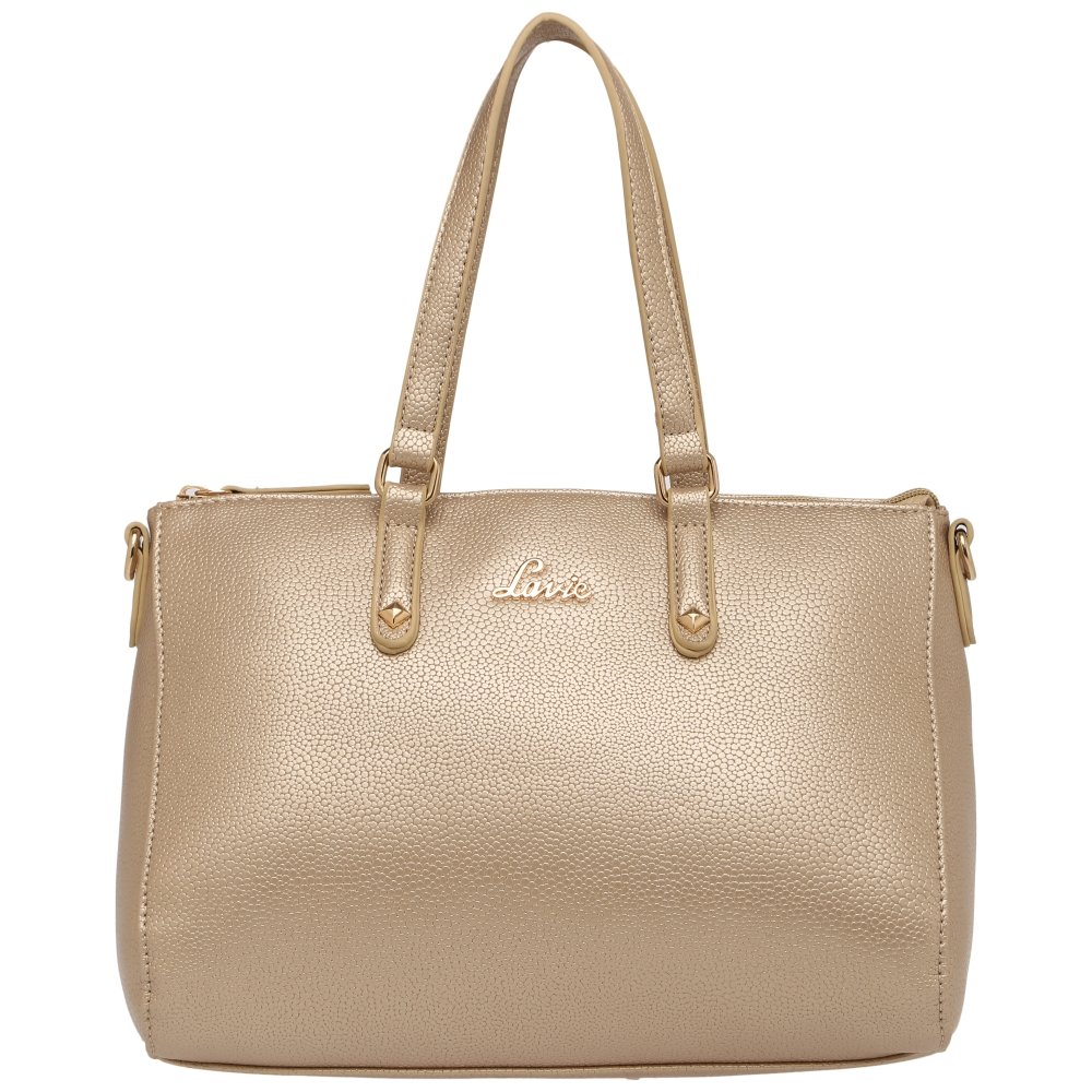lavie womens zipper closure satchel handbag