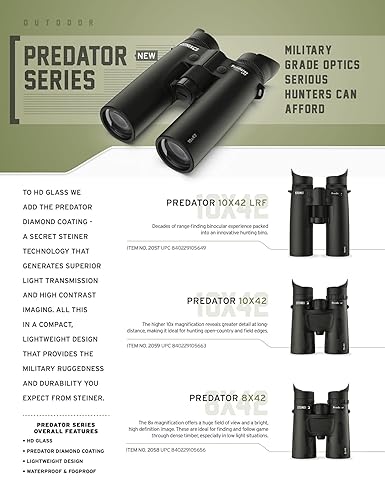 Steiner Predator Series Hunting Binoculars 8x42 New Model in Kuwait Whizz Night Vision Binoculars Goggles