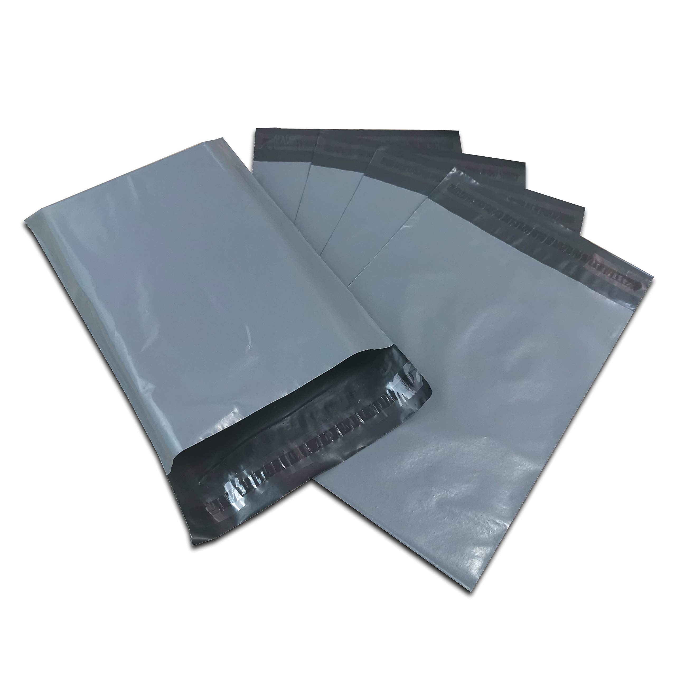 50 Eco Grey Outer/Black Inner Polythene Mailing Bags 9" x 12" (225mm x 300mm)