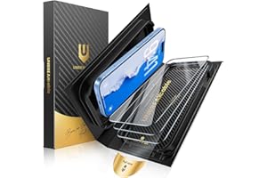 UNBREAKcable iPhone 17 Screen Protector [3-Pack], Tempered Glass with Auto-Align Tech for Easy Install, 9H+ Hardness, Anti-Fi