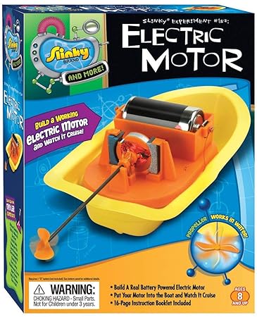 Poof Slinky Scientific Explorer Electric Motor Mini Lab, Multi Color