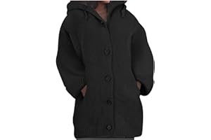 ChicCrate Womens Sweaters Open Front Cardigan Button Down Long Sleeve Shirts Cable Knit Chunky Tops Warm Winter Coats Outwear